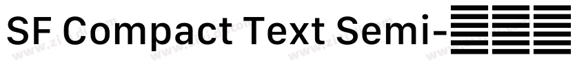 SF Compact Text Semi字体转换